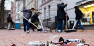 Schöneres Stadtbild: Muslime wollen an Neujahr aufräumen Seit etwa 30 Jahren räumen junge Muslime jeweils am Neujahrsmorgen Unrat von den Straßen. (Archivbild)