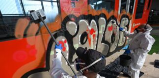 Berlin vorn: Mehr Züge und Bahnanlagen beschmiert Schmierereien verursachen Millionen-Schäden bei der Bahn. (Archivbild)