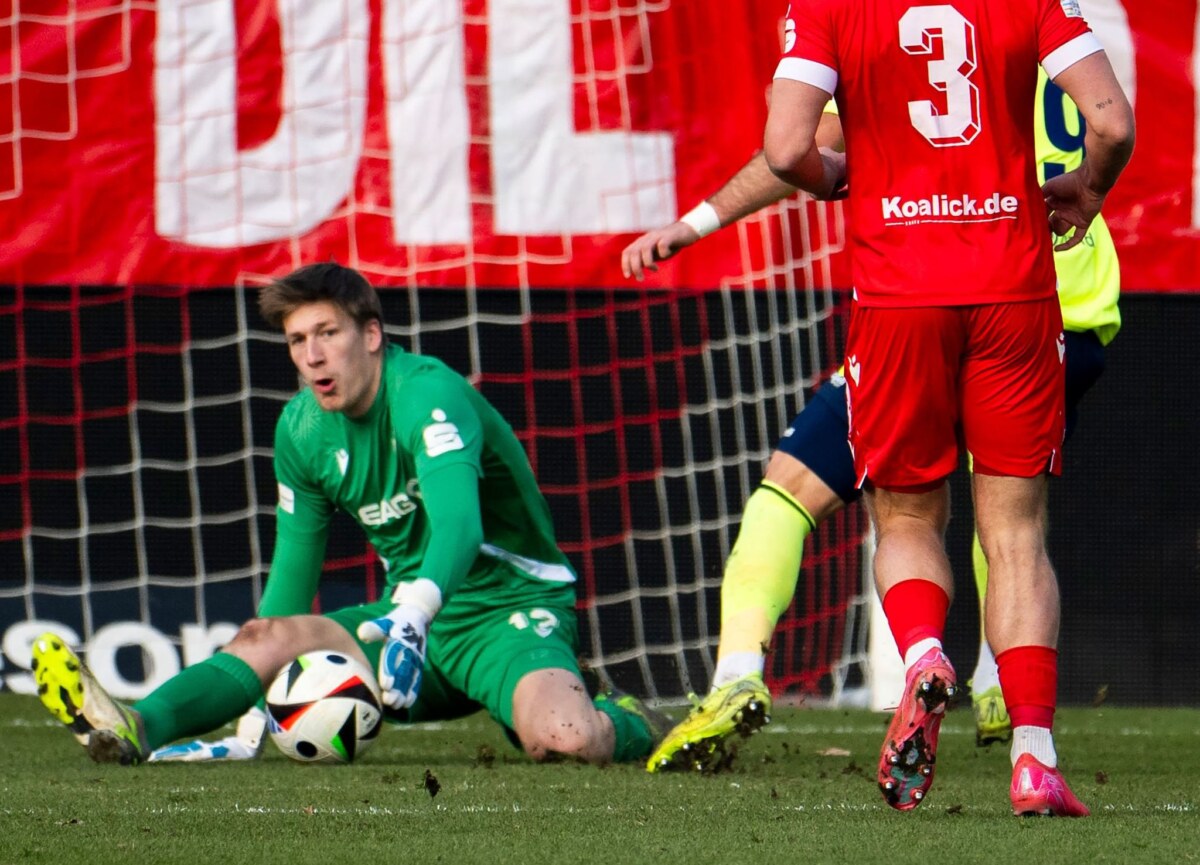 Torhüter Elias Bethke Elias Bethke läuft künftig für Dynamo Dresden auf. (Archivbild)