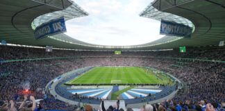 Bis 2030: Berlin soll Finalort im DFB-Pokal bleiben Das DFB-Pokalfinale bleibt wohl bis mindestens 2030 in Berlin. (Archivbild)