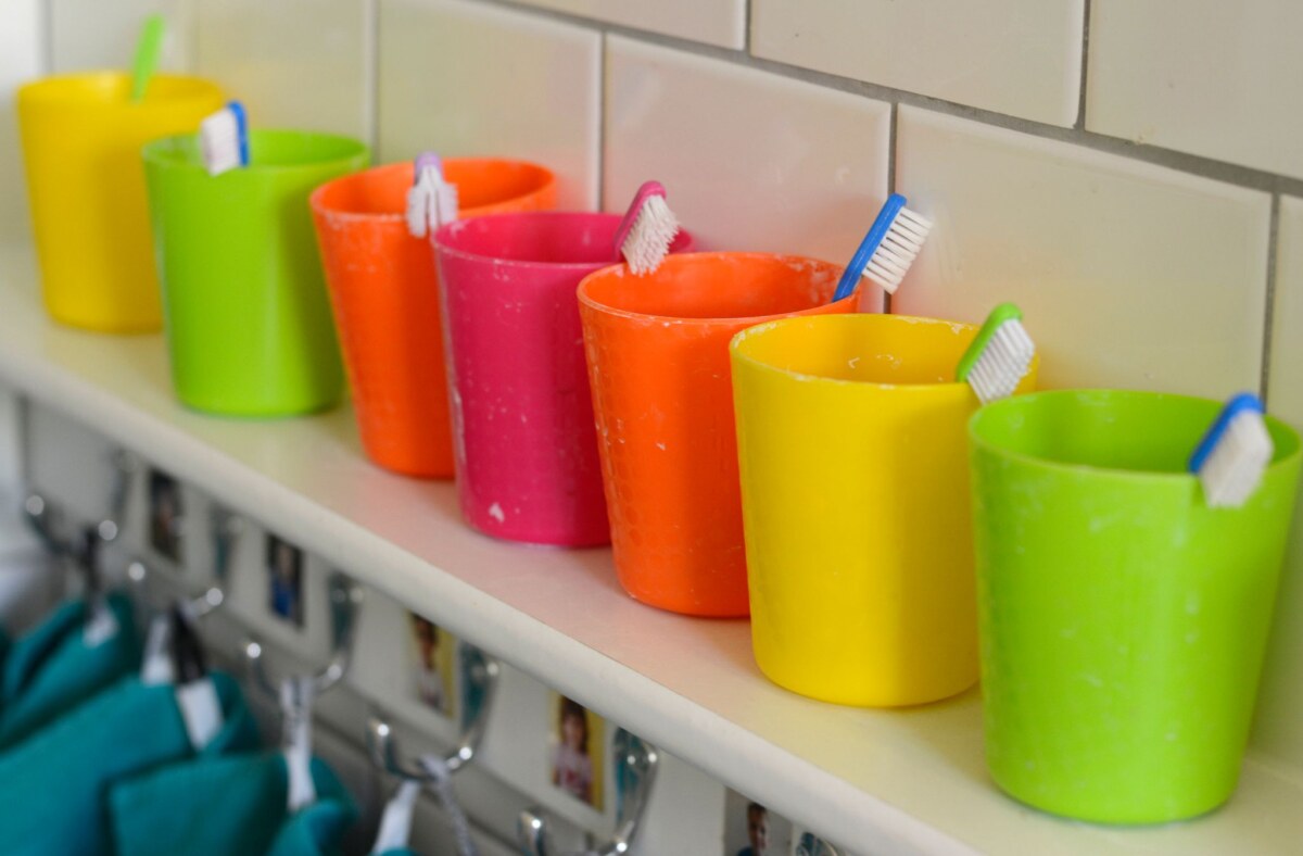 Zähneputzen im Kindergarten In Potsdam soll eine jüdische Kita entstehen. (Symbolbild)