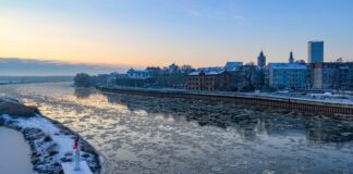 Eisschollen auf der Oder – zweistellige Minusgrade erwartet Auf der Oder haben sich wegen der Kälte Eisschollen gebildet.