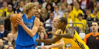 Nowitzki: NBA-Heimspiel zwischen Genießen und Stress Nowitzki spielte 2012 mit den Mavericks in Berlin. (Archivbild)