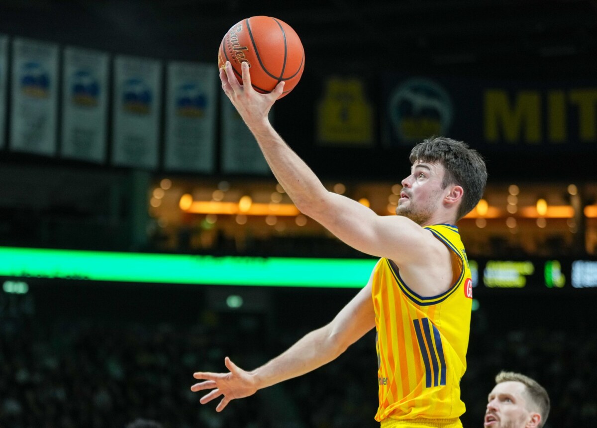 Alba-Kapitän Jonas Mattisseck Für Kapitän Jonas Mattisseck ist der Zusammenhalt im Team der Schlüssel des Aufschwungs. (Archivbild)