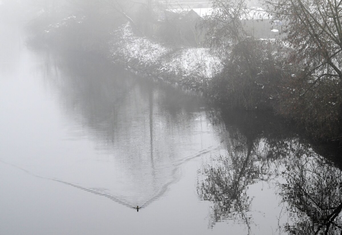 Winterwetter in Berlin Der DWD prognostiziert neben anhaltender Glätte auch Nebel.