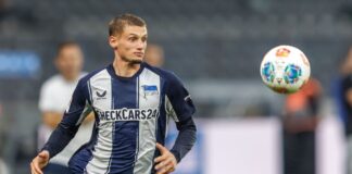 Hertha BSC verliert Testspiel gegen Standard Lüttich 2:3 Michael Cuisance erzielte das Führungstor für Hertha im Test gegen Lüttich. (Archivbild)