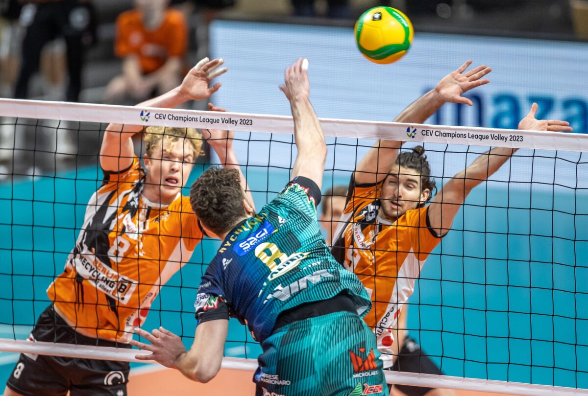 VC Perugia - Berlin Volleys Die BR Volleys unterlagen dem italienischen Topteam aus Perugia deutlich. (Archivbild)