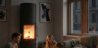 Warme Wohnung trotz Stromausfall Im Falle eines plötzlichen Stromausfalls: Kaminöfen bieten Licht, Wärme und Sicherheit und sind eine verantwortungsvolle Ergänzung zur bestehenden Energieversorgung. Bild: Hark