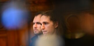 Demo nach Urteil gegen Maja T. Maja T. stand in Budapest vor Gericht.