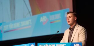 AfD-Jugendorganisation startet in Berlin und Brandenburg Der Vorsitzende der AfD-Jugendorganisation Generation Deutschland, Jean-Pascal Hohm, ist zu Gast bei der Gründung des Landesverbands Brandenburg. (Archivbild)