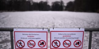 Mehrere Eisrettungen in Brandenburg seit Jahresbeginn In Brandenburg musste die Feuerwehr schon mehrfach zu Einsätzen auf dem Eis ausrücken. (Symbolbild)