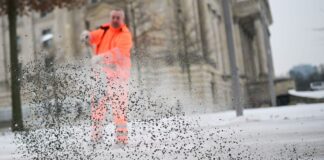 Senatorin Bonde erinnert an Streupflicht für Eigentümer Die BSR muss ihre Unterstützung der Bezirke beim Kampf gegen Eisflächen vorerst einstellen.