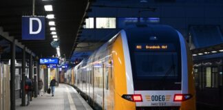 Frau wird von Regionalbahn erfasst und stirbt Der Regionalexpress hatte gerade den Hauptbahnhof Brandenburg verlassen. (Symbolbild)