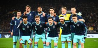 Nations-League-Heimspiele in Augsburg, München und Berlin Die deutsche Nationalmannschaft trägt ihre Länderspiele der nächsten Nations-League-Gruppenphase in Augsburg, München und Berlin aus. (Archivbild)