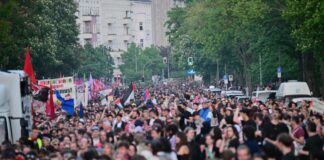 «1. Mai Eskalation» – aggressive Videos zur Demonstration Vor den Demonstrationen am 1. Mai in Berlin gibt es Videos mit aggressiven Aufrufen. (Archivbild)