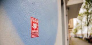 Aufruf zum Mord an Juden – Polizei sucht Täter Vor zwei Wochen gab es in Ueckermünder Straße bereits antisemitische Schmiereien. (Archivbild)