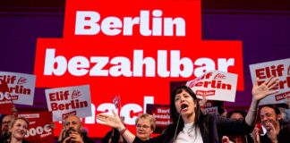 Linken-Spitzenkandidatin Elif Eralp will den Regierenden Bürgermeister Kai Wegner (CDU) ablösen.