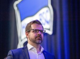 Hertha-Boss mit hartem Saisonurteil: Keine «Beschönigung» Hertha-Präsident Fabian Drescher ist mit der Saison der Berliner nicht zufrieden. (Archivbild).