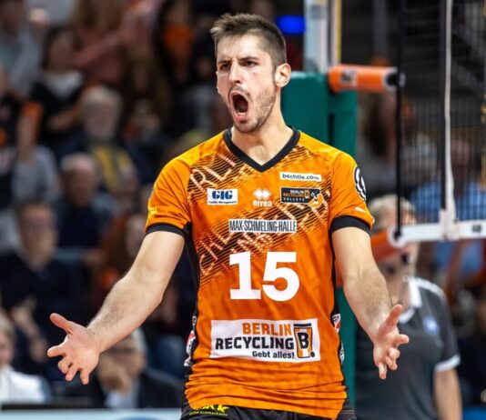 «Komische Lichter»: Berlin will sich nicht blenden lassen Moritz Reichert will mit den BR Volleys ins Finale um die deutsche Meisterschaft einziehen (Archivbild)