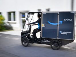 Amazon nimmt neue Zustellbasis mit Elektrorädern in Betrieb Der Online-Händler Amazon hat eine weitere Zustellbasis für Elektro-Lastenräder in Betrieb genommen.