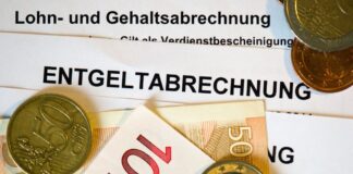 Im Westen 17 Prozent mehr Bruttoverdienst als im Osten Auch 2025 verdienten Vollzeitbeschäftigte im Osten brutto deutlich weniger als im Westen. (Illustration)