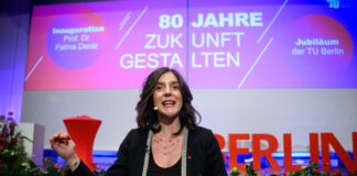 TU-Präsidentin Fatma Deniz feierlich ins neue Amt eingeführt Die Technische Universität Berlin ist 80 Jahre alt und hat mit Fatma Deniz nun eine neue Präsidentin.