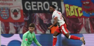 Union-Torwart Carl Klaus (l.) überzeugte bei seinem Bundesliga-Debüt. (Archivbild)