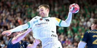 Welthandballer Mathias Gidsel war einmal mehr bester Füchse-Schütze (Archivbild)