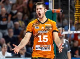 BR Volleys müssen nachsitzen: 2:3 in Friedrichshafen Moritz Reichert sorgte für wichtige Punkte für die Volleys. (Archivbild)