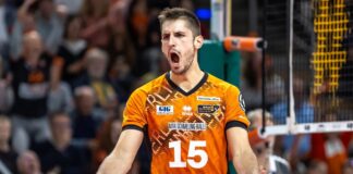 BR Volleys müssen nachsitzen: 2:3 in Friedrichshafen Moritz Reichert sorgte für wichtige Punkte für die Volleys. (Archivbild)