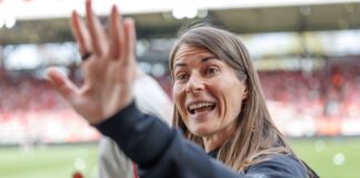 Blick nach vorne – Union will Leipzig ärgern Leipzig, wir kommen: Union-Trainer Marie-Louise Eta will bei RB punkten. (Archivbild)