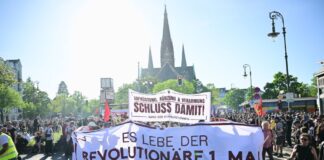 Zahlreiche linke Demonstrationen sind am 1. Mai in Berlin geplant. (Archivbild)