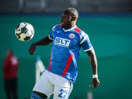 Offensivspieler Kinsombi wechselt von Hansa nach Cottbus Von der Küste in die Lausitz: Christian Kinsombi. (Archivbild)