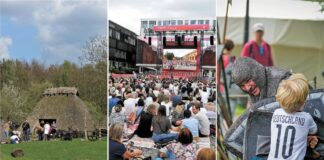 Pfingsten feiern: So geht’s in Berlin Ob Museumsdorf Düppel, Staatsoper für alle oder Ritterfest: In Berlin und Umland ist für alle etwas zu finden. Bilder: IMAGO / Schönin; IMAGO / BREUEL; IMAGO / STEINSIEK.CH
