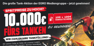 10.000 Euro: Tankgutscheine zu gewinnen