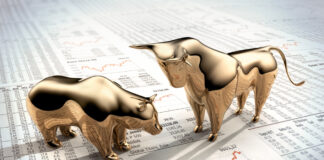 Ein Markt im Wandel: In fünf Jahren werden Sie Aktien anders handeln als heute – und wahrscheinlich öfter, als Sie denken Bär und Stier sind Symbole für die Marktbewegungen an der Börse. Bild: Getty Images/iStockphoto