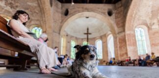 Gottesdienst in Berlin: Ein Segen für den Lieblingshund In der Parochialkirche wurde zum Tiersegnungsgottesdienst geladen.