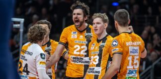 Jake Hanes (m) will am Mittwoch mit den BR Volleys den Meistertitel unter Dach und Fach bringen. (Archivbild)