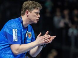Nach Sieg in Kiel: Füchse hoffen weiter auf Platz zwei Trainer Nicolej Krickau war mit dem Sieg der Füchse Berlin in Kiel zufrieden. (Archivbild)