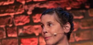 Aktion «Berlin liest ein Buch» mit Daniela Dröscher Daniela Dröscher schaffte es 2022 mit ihrem Roman auf die Shortlist des Deutschen Buchpreises. (Archivbild)