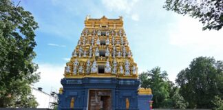 Hindu-Tempel wird im Juni eröffnet Am neuen Sri-Ganesha-Hindu-Tempel an der Berliner Hasenheide wurde viele Jahre gebaut. Nun steht die Eröffnung bevor. (Archivbild)