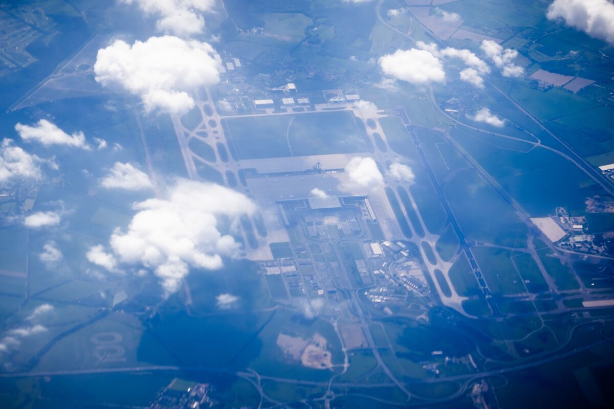 Hauptstadtflughafen BER Die private Initiative Expo Berlin 2035 wirbt für eine Weltausstellung mit einem Hauptgelände nahe dem Flughafen BER in Brandenburg. (Archivbild)