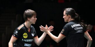 5:1 gegen Dachau: TTC Eastside gewinnt elften Meistertitel Nina Mittelham (l.) und Sabine Winter standen sich im Finale als Gegnerinnen gegenüber. (Archivbild)