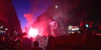 Nach Angaben der Polizei verlief der 1. Mai in Berlin friedlich.