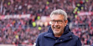 Union trifft auf Fischer – Hertha verabschiedet fünf Spieler Für Union Berlin gibt es ein Wiedersehen mit dem früheren Union-Trainer Urs Fischer. (Archivbild)