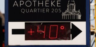 40 Grad in Berlin-Mitte - sollte der Deutsche Wetterdienst solche Temperaturen auch an seinen Stationen messen, wäre es ein neuer Hitzerekord für Berlin. 