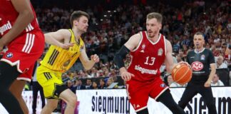 Das könnte die NBA Europe dem deutschen Basketball bringen Bald in der NBA Europe? Alba gegen Bayern. (Archivbild)