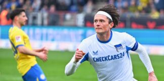Hertha-Kapitän Reese wechselt nach Wolfsburg Fabian Reese wechselt innerhalb der 2. Bundesliga. (Archivbild)