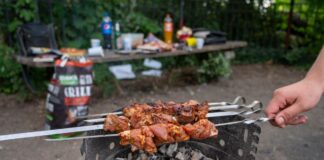 Grillwiese in Friedrichshain oft überfüllt – Mehr Flächen? Kann ganz schön qualmen: Grill im Park. (Archivbild)