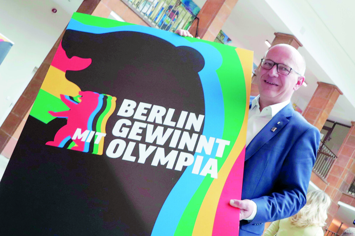 Auch der Regierende Bürgermeister Kai Wegner möchte Olympische Spiele für Berlin wuppen. Bild: IMAGO / Berlinfoto Auch der Regierende Bürgermeister Kai Wegner möchte Olympische Spiele für Berlin wuppen. Bild: IMAGO / Berlinfoto